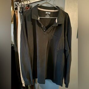 Duluth Trading Co Men's Vintage Black Polo Shirt